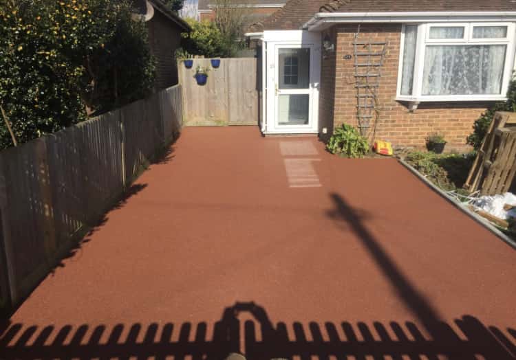 This is a photo of a new Resin bound installed in a drive carried out in a district of Preston. All works done by Preston Resin Driveways