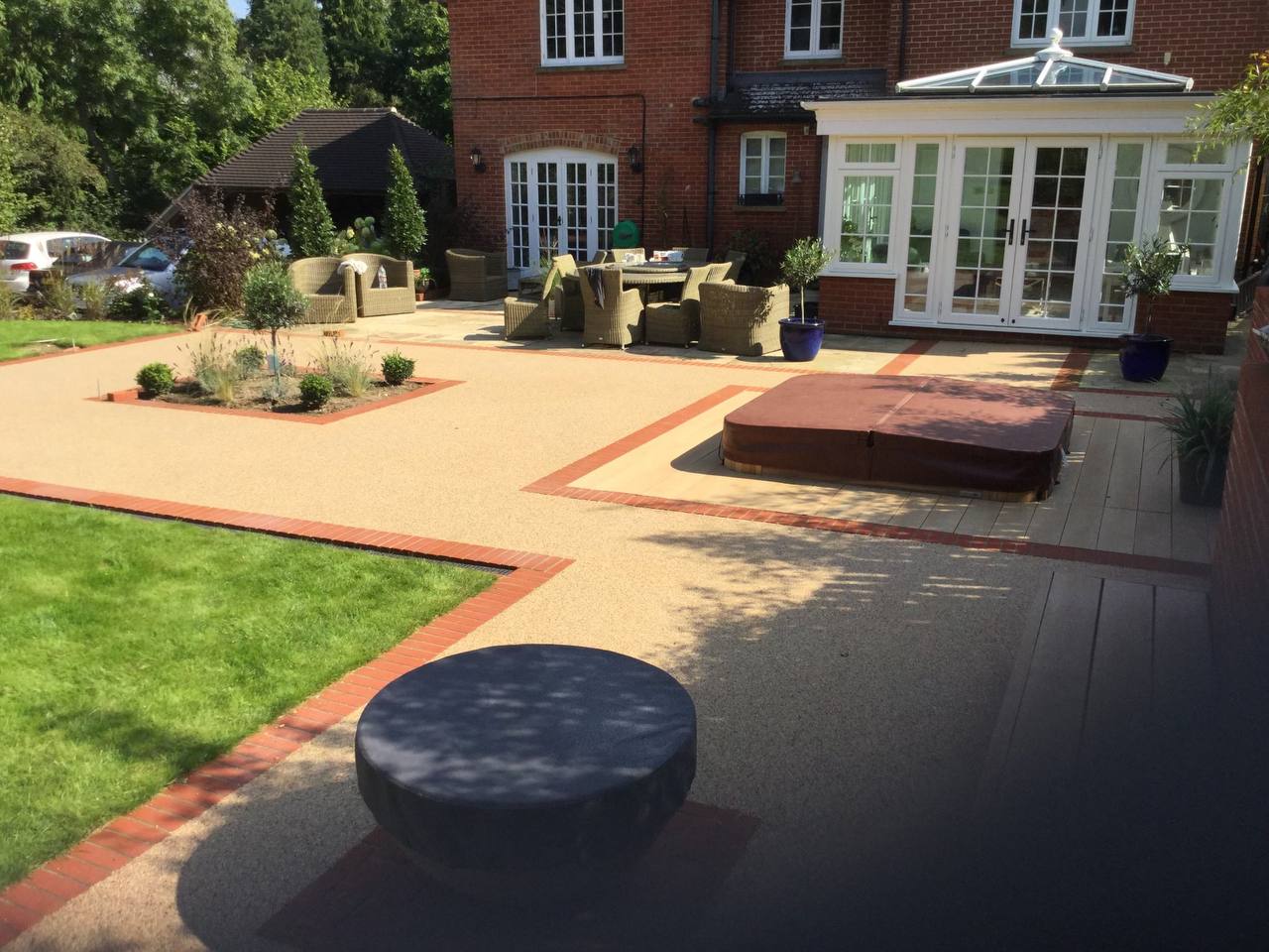This is a photo of a Resin bound patio carried out in Preston. All works done by Preston Resin Driveways