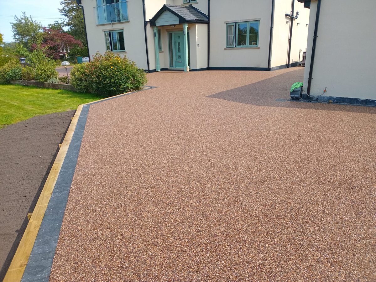 Resin bound driveway installed by Preston Resin Driveways