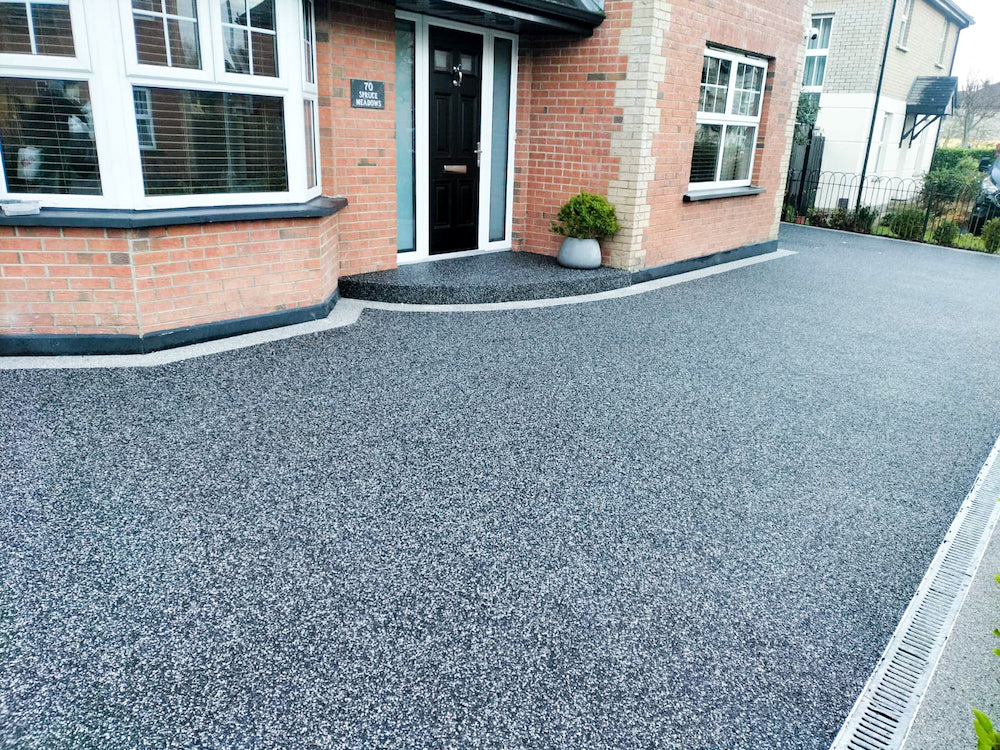 Grey Resin Driveway installed by Preston Resin Driveways