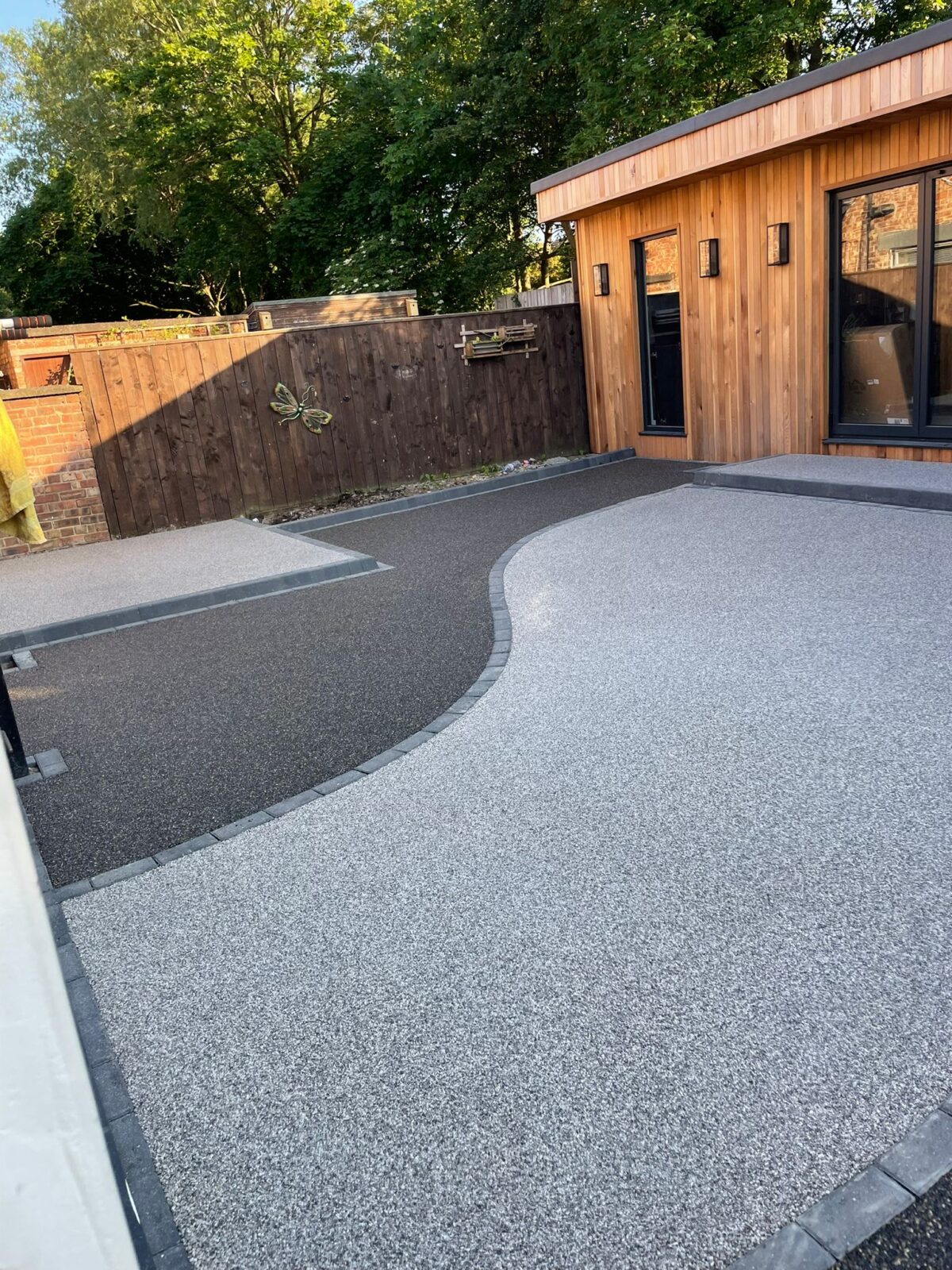 Resin pathway installed by Preston Resin Driveways